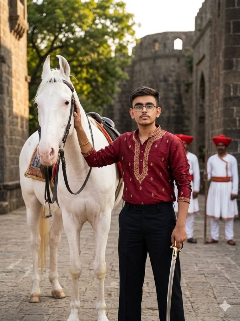 Royal Horse Rider AI Photo Editing Prompt