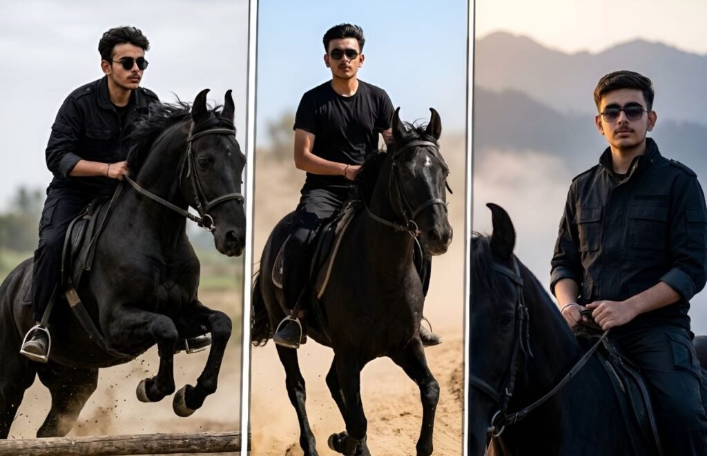 AI Horse Riding Photo Prompt