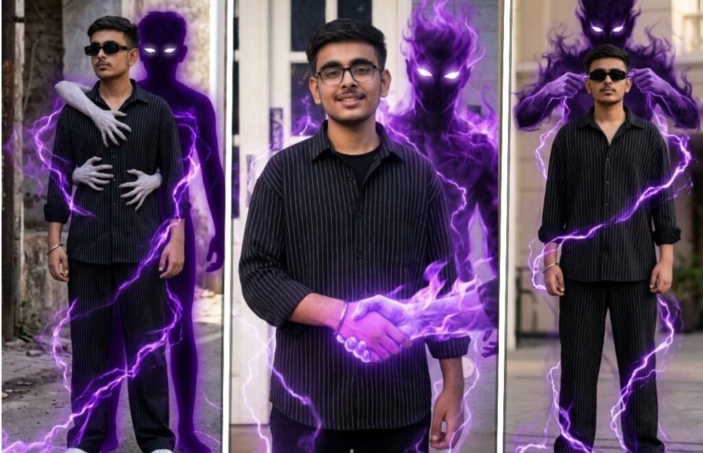 Dark Aura AI Photo Editing Prompt