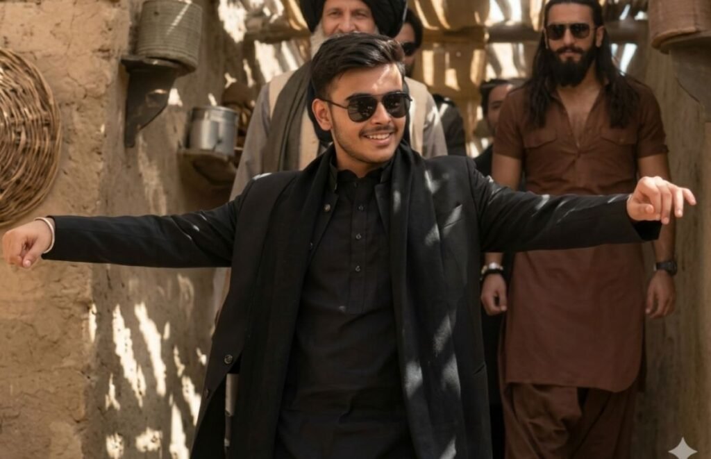 Dhurandher iconic dance step AI generated photo