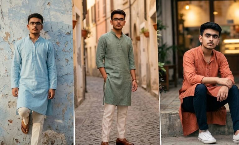 Traditional Kurta AI Photo Editing Prompt
